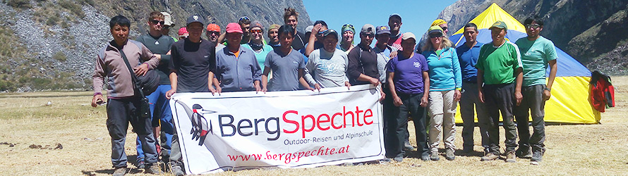 Herzlich Willkommen bei den BergSpechten! Ihre Agentur für Perureisen - Join a group with us - trekking and expedition in Peru 2017