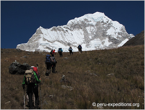 Peru: Trekking Cedros around the Nevados Alpamayo & Huascaran and Climbing Nevado Vallunaraju (5686 m) 