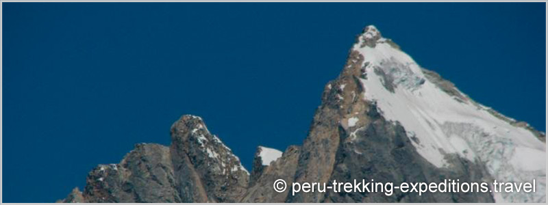 Peru: Climbing Nevado Huamashraju (5434 m), located East of the Huaraz City