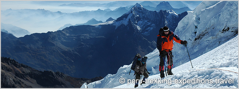 Peru: Expedition Nevados Urus (5495m), Ishinca (5530m) and Tocllaraju (6034m)-&-Huascaran (6768 m)