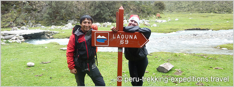 Peru: Trekking Laguna 69 Adventure over (4650 m)