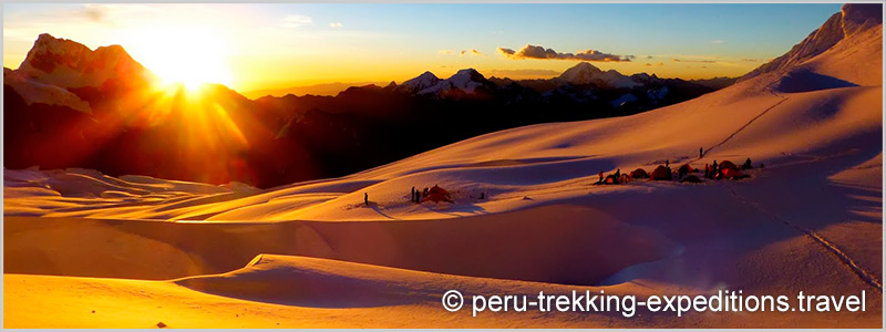 Peru: Expedition Nevados Vallunaraju (5686 m)Alpamayo (5947 m) or Huascarán (6768 m)