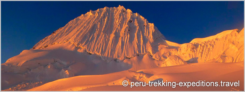 Peru: Expeditions Nevados Alpamayo (5947 m), Artesonraju (6025 m) and Huascaran (6768 m)