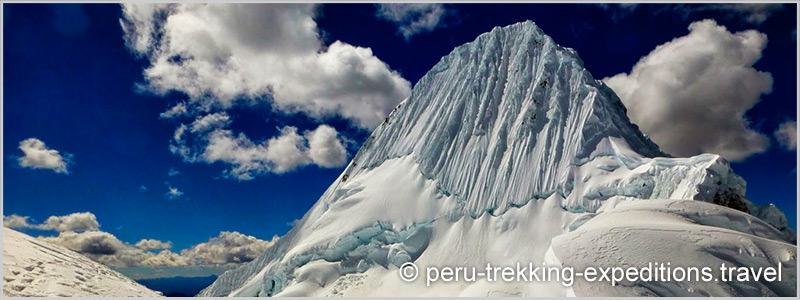 Peru: Expeditions Nevados Alpamayo (5947 m), Artesonraju (6025 m) and Huascaran (6768 m)