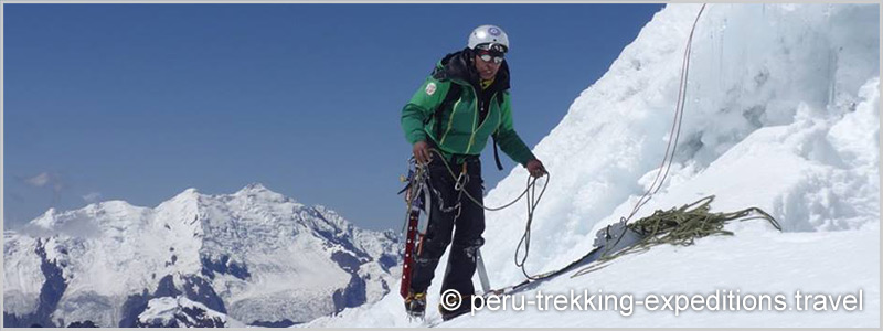 Peru: Expeditions Nevados Alpamayo (5947 m), Artesonraju (6025 m) and Huascaran (6768 m)