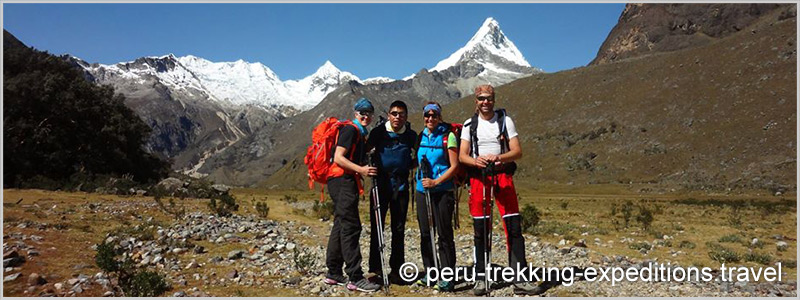 Peru: Expeditions Nevados Alpamayo (5947 m), Artesonraju (6025 m) and Huascaran (6768 m)