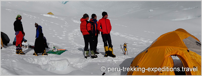 Peru: Expedition Nevados Vallunaraju (5686 m)Alpamayo (5947 m) or Huascarán (6768 m)