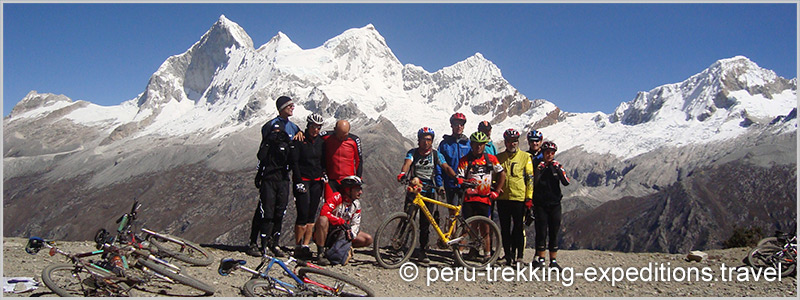 Peru: Mountainbike Trans-Cordillera Blanca Huascaran-Circuit - Punta Olimpica (4890 m)