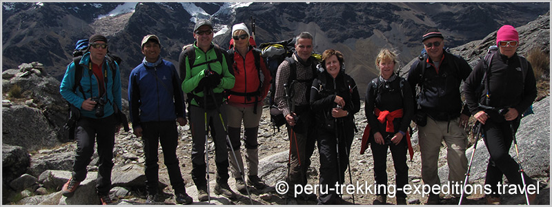 Peru: Trekking Cedros around the Nevados Alpamayo & Huascaran and Climbing Nevado Vallunaraju (5686 m) 