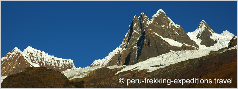 Peru: Trekking Cedros around the Nevados Alpamayo & Huascaran and Climbing Nevado Vallunaraju (5686 m) 